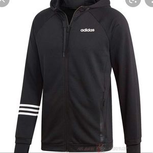 Adidas men’s hooded zip up. Climalite